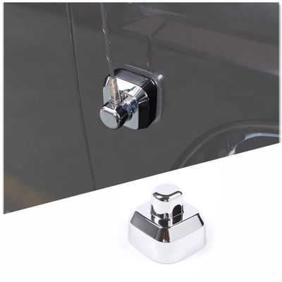 Antenna Base Cover Trim Compatible with Hummer H3 2005-2009, ABS Side Antenna Base Bezel Cover Antenna Mount Decoration Accessories (Bright Silver)
