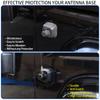 Antenna Base Cover Trim Compatible with Hummer H3 2005-2009, ABS Side Antenna Base Bezel Cover Antenna Mount Decoration Accessories (Matte Black) view 2