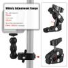 Andoer Multi-Functional Clamp Ball Mount Clamp Articulating Friction Arm Super Clamp with 1/4 Inch Screw for Monitor LED Video Light Flash Light Microphone view 2