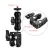 Andoer Multi-Functional Clamp Ball Mount Clamp Articulating Friction Arm Super Clamp with 1/4 Inch Screw for Monitor LED Video Light Flash Light Microphone view 4