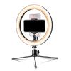 LED Ring Light 10" with Tripod Stand & Phone Holder for Live Streaming, Shooting with 3 Light Modes & 10 Brightness Level view 1