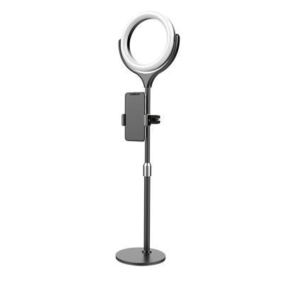 Desktop Ring Light - Zoom Lighting for Phone Holder, Best Lighting for Video Recording Live Streaming Makeup Podcastin,Black