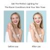 Desktop Ring Light - Zoom Lighting for Phone Holder, Best Lighting for Video Recording Live Streaming Makeup Podcastin,Black view 3