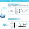 HomeSweety WiFi Extender, Wireless Signal Repeater Booster Up to 6000 sq.ft & 25 Devices, Range Long Amplifier with Ethernet Port, Access Point, 1-Tap Setup, Alexa Compatible N300 Upgraded, black view 4