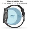 ZPJPPLX 22mm Sport Silicone Band Compatible with Garmin Fenix8 AMOLED 47mm/7 Pro/7/6 Pro/6/5 Plus/5,Quick-Fit Strap for Fenix E/Forerunner965 955/Descent G1/Approach S60 S62/epix Pro 47MM/quatix 7Pro view 4