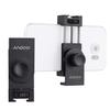 Andoer All Metal Phone Holder Tripod Mount Adapter with Cold Shoe Mounting Microphone LED Video Light Support Vertical and Horizontal Modes view 2
