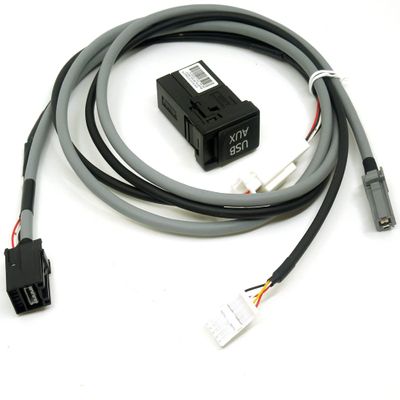 colorparts2016 Car AUX USB Jack Port Audio Music Cable Wire Harness Adapter Compatible with Toyota Camry RAV4 Corolla Highlander Rezi Puris