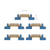 TEHAUX 15pcs Brass Terminal Bus Bar Positions Terminal Block Distribution Junction Strip for and Sturdy Electrical Connections Easy to Use Non-oxidizing Design view 4