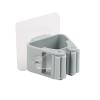 Self Adhesive No Drilling Broom Gripper, Mop Rack, Wall Mount Broom Hanger, Mini Mop Holder Dustpan Stand for Home Bathroom, Kitchen, Garage (Color : Gray, Size : 6 Pieces) view 1