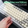 Cabilock Keyboard Dust Cover Protector for Desktop and Laptop Clear Acrylic Keyboard Cover for Cats Water and Dust Resistant Lid Easy to Clean Protection for Home and Office Use 18.70X6.1 view 3