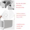 CTVR Wall Mount Broom Gripper, Self Adhesive Mop Rack, Double Clip Broom Hanger, Mini Mop Holder Dustpan Stand for Home Bathroom, Kitchen, Garage (Size : 1 Piece) view 3