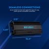 Hifonics Zeus Delta 1,750 Watt Compact 5 Channel Nickel Plated Mobile Car Audio Amplifier with Auto Turn On Feature, ZD-1750.5D, Black view 2
