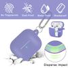 14 in 1 AirPods 3 Accessories Set - Silicone Case Cover, Protective Case with Ear Cover/Carry Box/Strap - Purple view 3