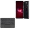 BoxWave Keyboard Compatible with ASUS ROG Phone 6 - SlimKeys Bluetooth Keyboard with Trackpad, Portable Slim TouchPad - Jet Black view 1