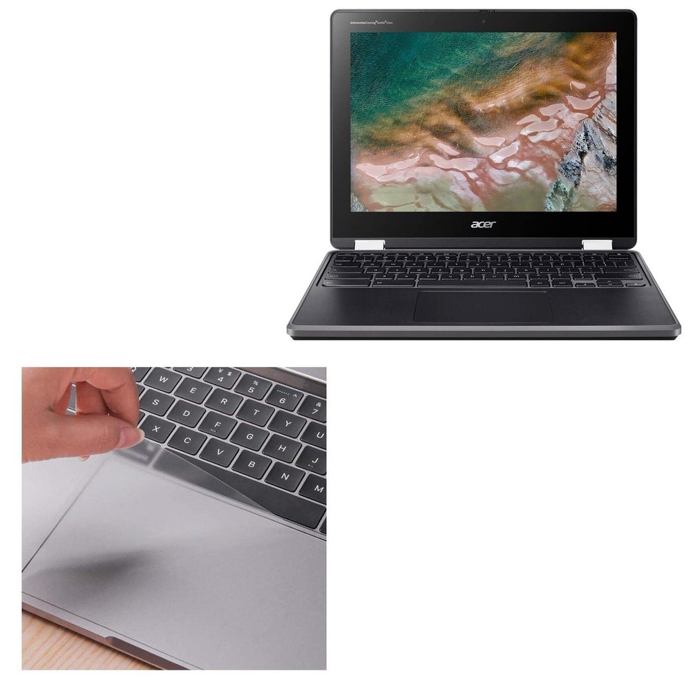 BoxWave Touchpad Protector Compatible with Acer Chromebook Spin 512 (R853TA) - ClearTouch for Touchpad (2-Pack), Pad Protector Shield Cover Film Skin