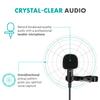 Movo Edge-OP Wireless Lavalier Microphone for Osmo Pocket 1 and 2 - Wireless Clip-on Lapel Mic, Transmitter, and Receiver Set for Video, Vlogging, Filming view 3