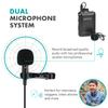 Movo Edge-OP-Duo Dual Wireless Lavalier Microphone for Osmo Pocket 1 and 2 - Wireless Clip-on Lapel Mic, 2 Transmitters, and Receiver Set for Video, Vlogging, Filming view 3