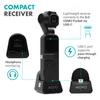 Movo Edge-OP-Duo Dual Wireless Lavalier Microphone for Osmo Pocket 1 and 2 - Wireless Clip-on Lapel Mic, 2 Transmitters, and Receiver Set for Video, Vlogging, Filming view 4