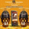SKYK LED Flame Outdoor Speaker,Tiki Torch Speakers Atmosphere Light Speakers,Outdoor Bluetooth Speaker 5.0 Portable Waterproof Wireless Speaker for Porch Patio Yard Camping,Electronics Gifts for Men view 4