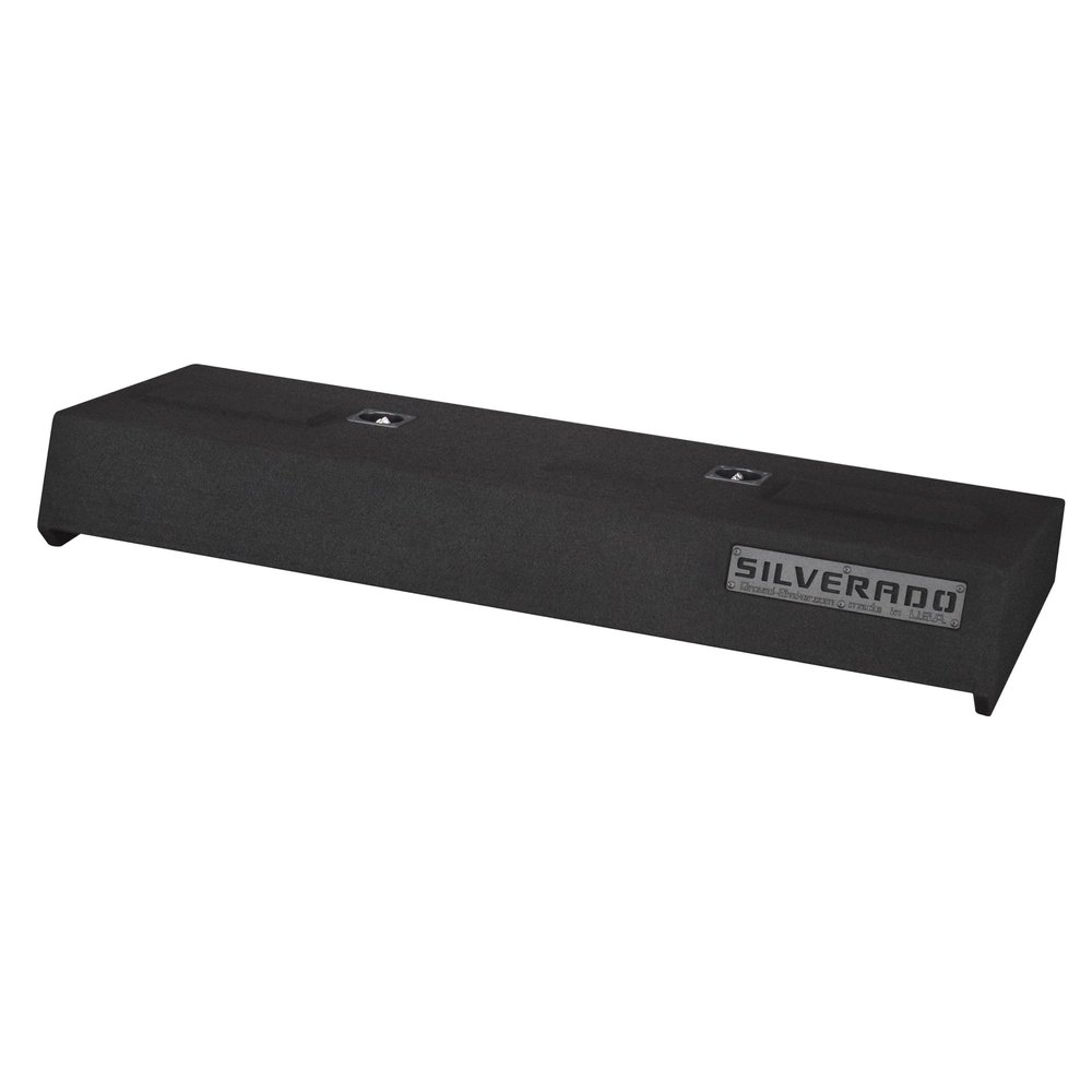 10" Dual Solo Baric Sub Box Subwoofer Enclosure Silverado Crew-Cab 07-2013