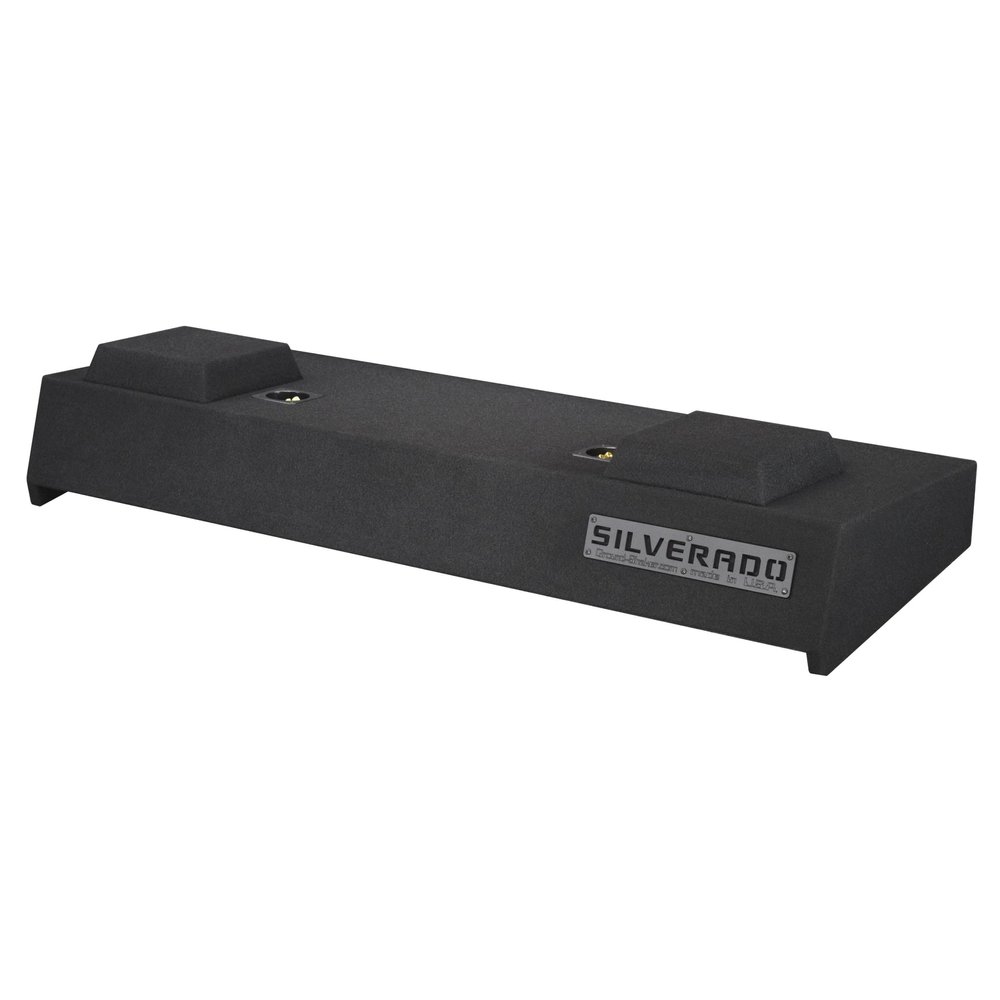 8" Dual Solo Baric Sub Box Subwoofer Enclosure Silverado Crew-Cab 07-2013