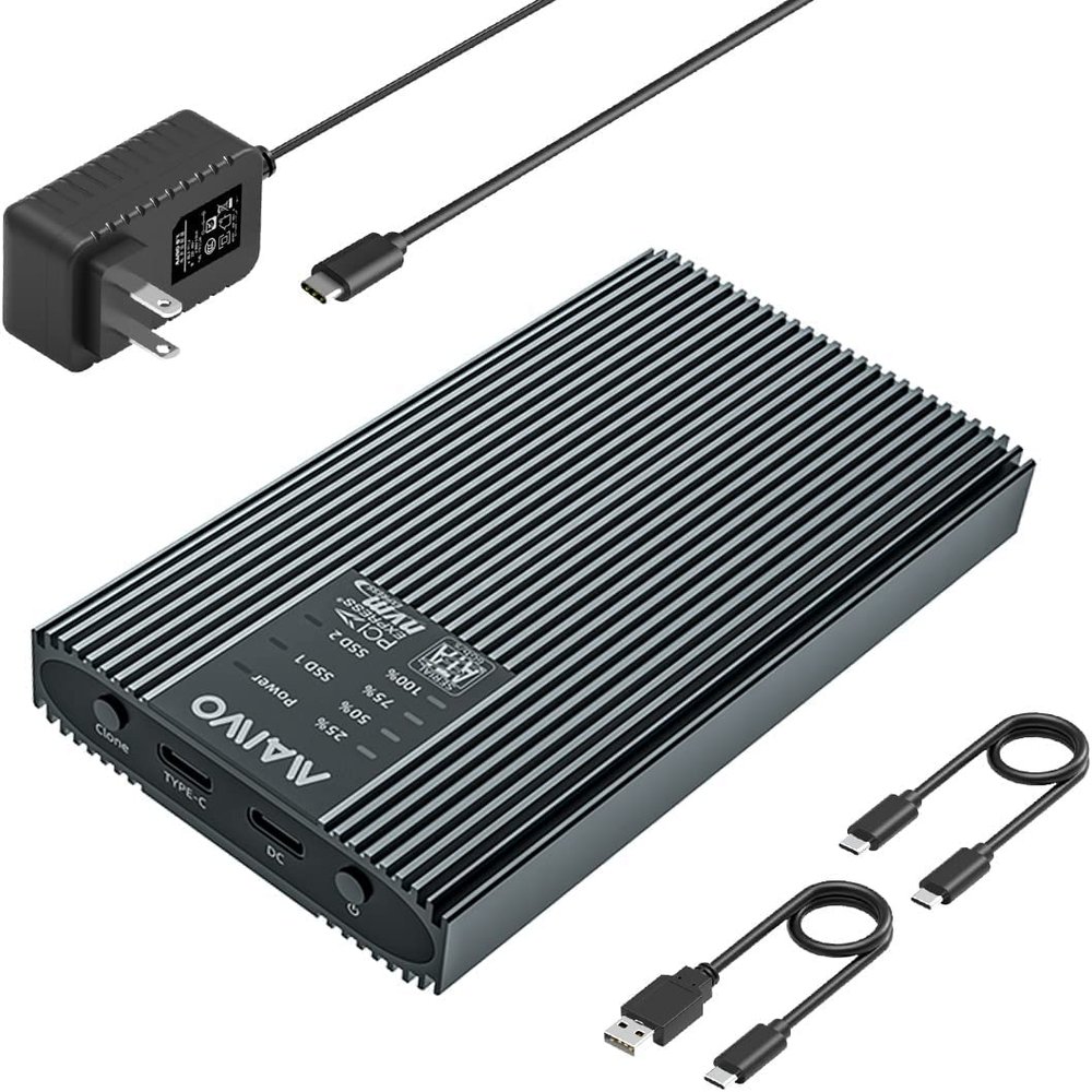 MAIWO K2022CL NVMe SATA Duplicator Enclosure, M.2 SSD to USB 10Gbps