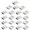 Juvielich 20PCS PCB USB Connector USB-AM 2.0 Male Jack 4 Pin 90 Degrees Sinking Plate USB Adapter view 1