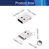 Juvielich 20PCS PCB USB Connector USB-AM 2.0 Male Jack 4 Pin 90 Degrees Sinking Plate USB Adapter view 2