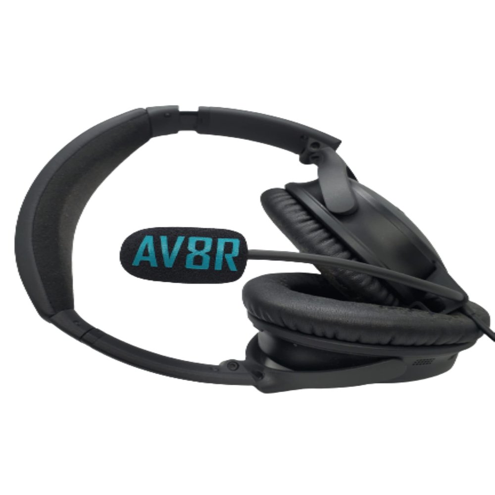 BuzzMuffs: AV8R Universally sized aviation mic muff for your headset