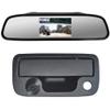Berlingan With 4.3 inch rear view mirror: car tailgate handle camera, waterproof HD rear view camera for Amarok Pickup Truck 2010-2018 view 1