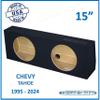 15" Dual Sealed Sub Box Tahoe 1995-2024 Subwoofer Enclosure Speaker Box Car Audio view 2