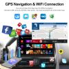 Android Double Din Car Stereo Radio for Honda CRV 2002 2003 2004 2005 2006, 9'' Touch Screen Bluetooth Car Audio Receiver with GPS Navigation Mirror Link WiFi/FM/SWC/HiFi/USB/RDS Backup Camera view 2