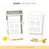 Pricker+ Photo Sticker Paper | Wireless Portable Phone Printer w/ 5 Modes | Customizable Color Sticker Cartridge | 10 Sheets of Photo Printer Paper (Shape Sticker) view 3