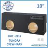 10" Sealed Dual Sub Box Tundra Crew-Max 2007-2013 Subwoofer Enclosure Speaker Box Car Audio view 2