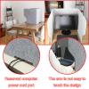 WORDFUN Freestanding Desktop Divider Privacy Panel, Folding Portable Desk Divider with Back Panel Hide Cords, Hush Panel for Noise Reduction Privacy Protection, Folding Portable view 4