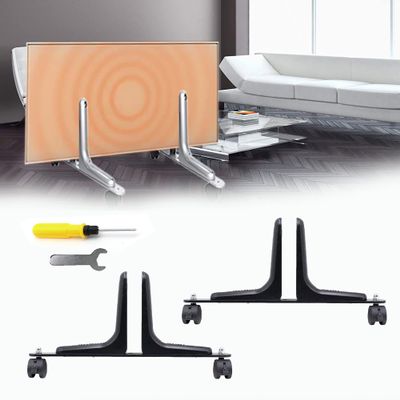 2Pcs Infrared Heater Floor Standing Device,Foot Stands For Infrared Heater,1-6CM Universal Infrared Heater Stand Feet,Foot Stand Infrared Heater,Carries Up To 20Kg,Fits Various Brands And Models With