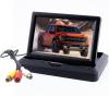 5 inch Foldable TFT LCD Backup Camera Monitor only Rear View Reverse Display Screen, V1/V2 Two Video Input, 12V/24V Vehicle Backup Camera Display for Car Backup Van Truck view 1