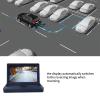 5 inch Foldable TFT LCD Backup Camera Monitor only Rear View Reverse Display Screen, V1/V2 Two Video Input, 12V/24V Vehicle Backup Camera Display for Car Backup Van Truck view 4