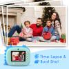 HiMont Kids Camera Instant Print, Selfie Digital Camara for Kids with Print Paper & 32G Card, 2.5K Video & Instant Print Camera with Color Pens for DIY, Fun Gift for Girls Boys 3-12 Years Old (Blue) view 3