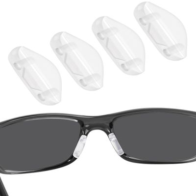 BLAZERBUCK Replacement Nose Piece Pads for Oakley Turbine OO9263 Sunglasses - Clear + Clear