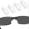 BLAZERBUCK Replacement Nose Piece Pads for Oakley Turbine OO9263 Sunglasses - Clear + Clear view 1