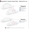 BLAZERBUCK Replacement Nose Piece Pads for Oakley Turbine OO9263 Sunglasses - Clear + Clear view 4