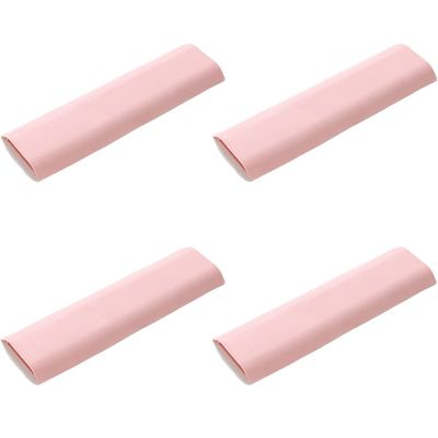 4PCS TV Cord Cover Half Round Cable Raceway Cable Trunking Cover Fixed Holder Winder Decorative Cable Concealer On-Wall TV Hide Cables 11.8" (Pink)