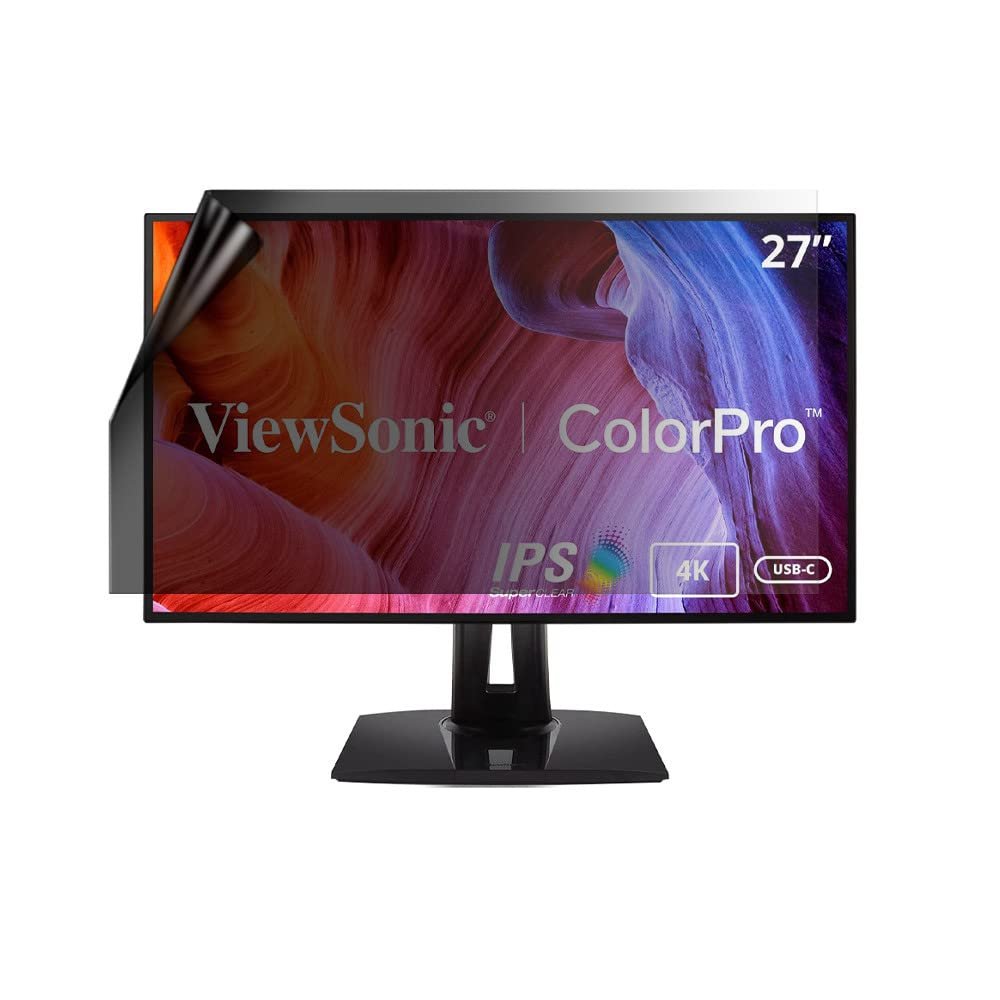 celicious Privacy Lite 2-Way Anti-Glare Anti-Spy Filter Screen Protector Film Compatible with ViewSonic Monitor 27 (VP2768-4K)