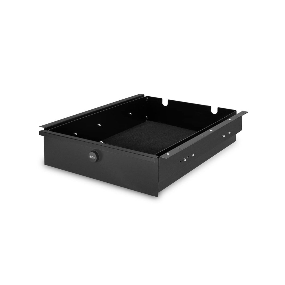 PROAIM Smart Lock Bottom Drawer for Victor V1, Victor Lite & Atlas Camera Production Cart. for Audio/Video Accessories. Comes with Sliding Mechanism & 3 Digit Combination Lock. (CT-SLBD-01