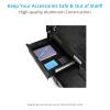PROAIM Smart Lock Bottom Drawer for Victor V1, Victor Lite & Atlas Camera Production Cart. for Audio/Video Accessories. Comes with Sliding Mechanism & 3 Digit Combination Lock. (CT-SLBD-01 view 2