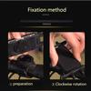 NELboNs Detachable Bike Phone Holder,Universal Bicycle Cell Phone Mount, 360 Rotate Adjustable Bike Phones Mount Compatible with Most Smartphones for Any Handlebar,Tool Free Install view 4