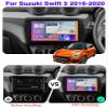 2Din Android 11 for Suzuki Swift 5 2016-2020 Car Stereo Radio 9 Inch Multimedia Player Unit Support GPS Navigation Bluetooth FM AM SWC WiFi 4G DSP Mirror Link+Backup Camera,M300s/3+32g view 2