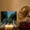 YuanDian Light up Personalised Vinyl Record Stand, Now Playing Customize Record Stand, Wooden Acrylic Holder for Vinyl Album Display Storage, Record LED Display Collection Holder view 4