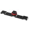 Andoer Aluminum Triple Cold Shoe Mounting Plate Bracket for Camera Microphone LED Light Mounting view 4
